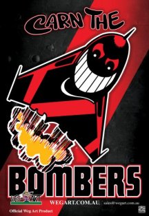 Bombers Supporter Poster